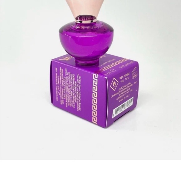Versace Dylan Purple Pour Femme Eau De Parfum 5ml/0.17oz Travel Mini - Picture 2 of 3
